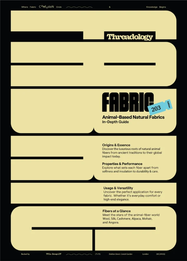 Fabric 203: Animal-Based Natural Fabrics Guide