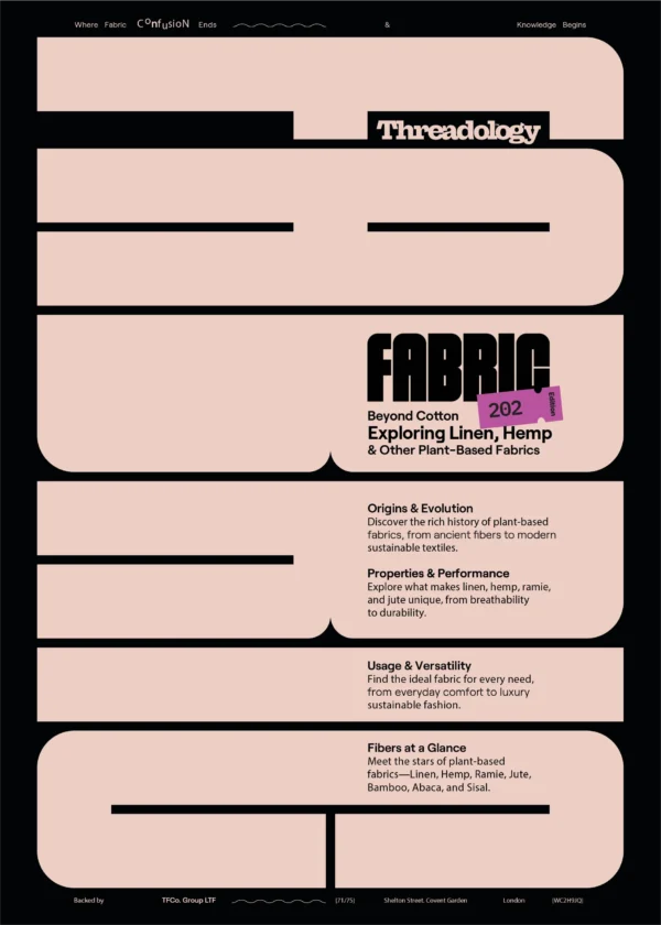 Fabric 202: Plant Based Fabrics - Beyond Cotton